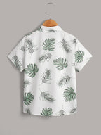 TAGAS Boys Regular Fit Shirt (BS-3001_Green(1)