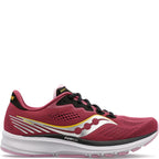 Saucony Women's Ride 14 Running Shoe, QUARTZ/VIZIGOLD, 8.5