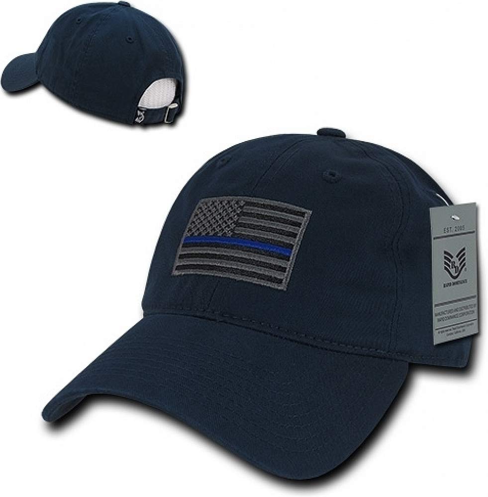 Relaxed Graphic Cap,Thin Blue Line,Navy