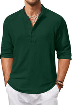 Zartha MenS Regular Fit Solid Pattern Cotton Blend Kurta With Spread Collar Long Sleeve And Standard Length | Shirt For Man Dar