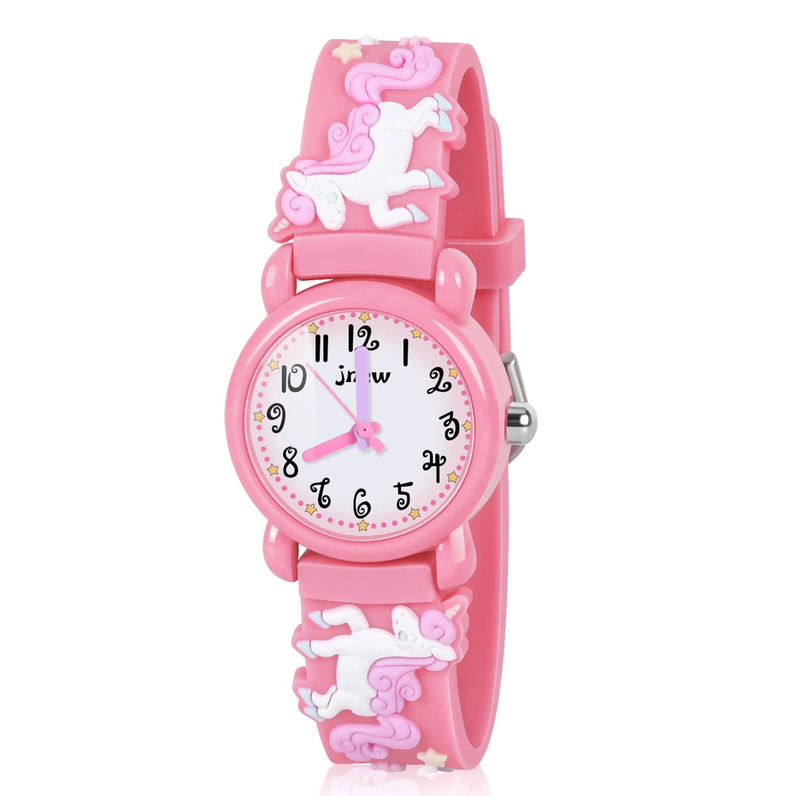 Kids Gift Toys for 3 4 5 6 7 Year Old Girls, Toddler Watches for Girls Birthday Gifts for 3 8 Year Old Girl Back Light pink