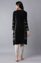 W For Woman Acrylic Women A-Line Winter Regular Kurta