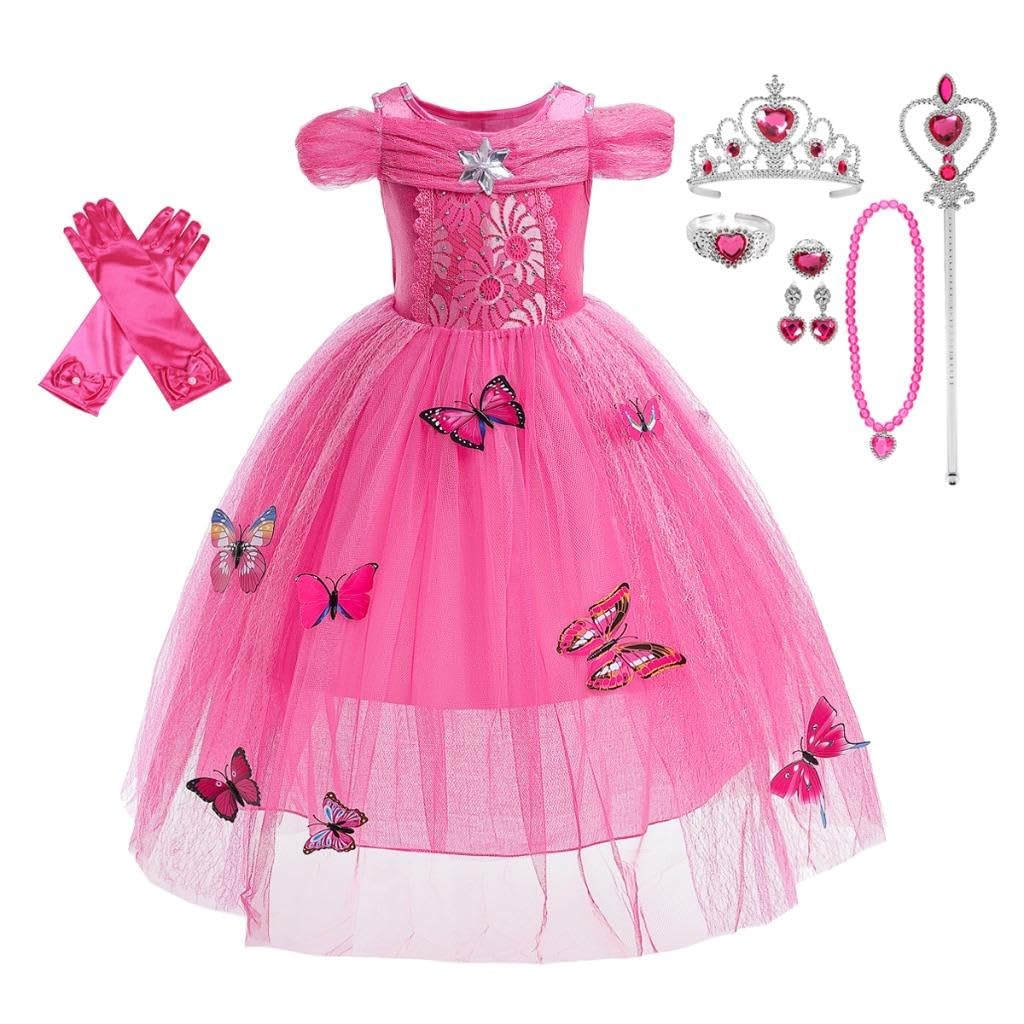 Dressy Daisy Baby girls Princess Fancy Dress Up costume with Accessories christmas Halloween Outfit Butterfly Size 24 Months Hot
