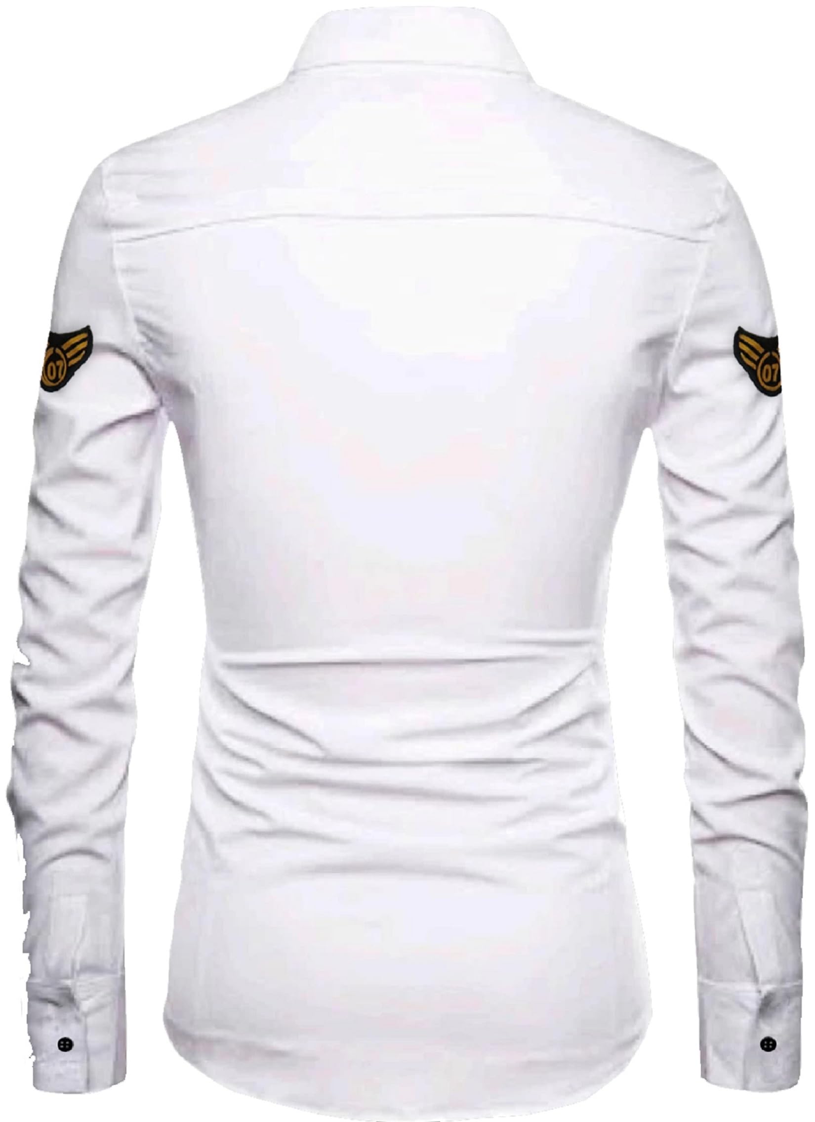 Kadiyu Double Pocket MenS Casual Shirt - Regular Fit, Solid Spread Collar, Versatile Everyday Wear, Comfortable And Stylish Desi