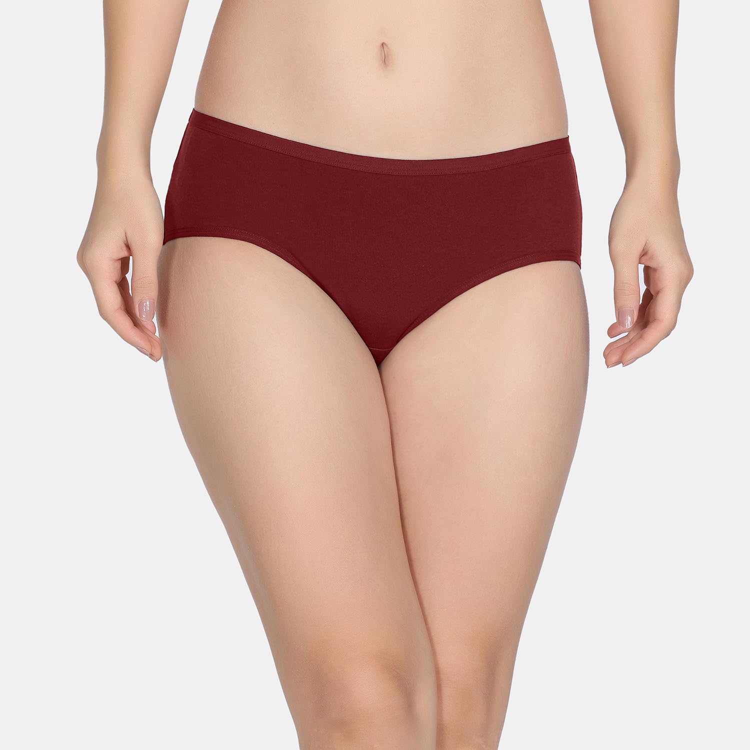 Zivame Low Rise Full Coverage Hipster Panty (Pack of 3) - Multicolor