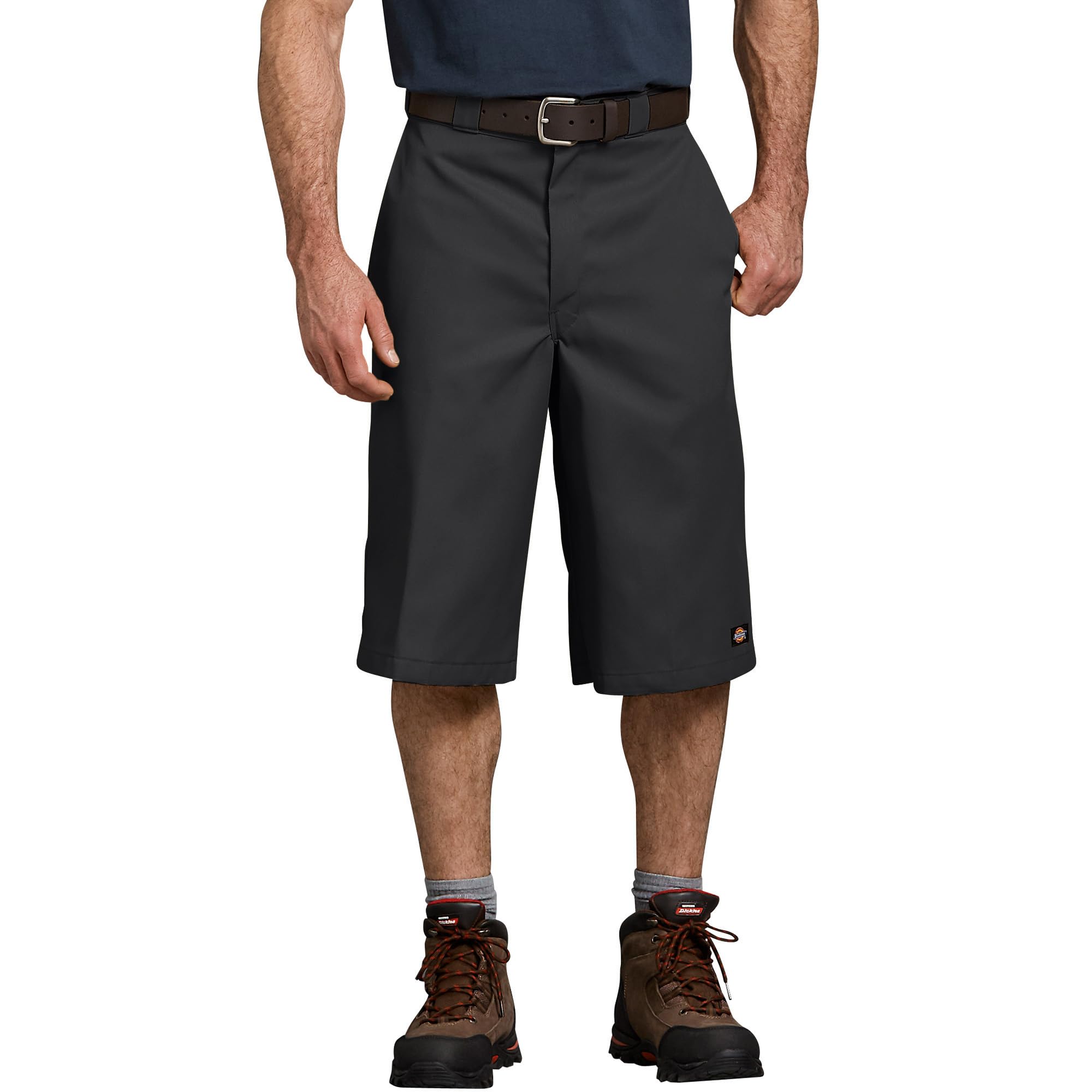 Dickies Men's 15 Inch Inseam Work Short With Multi Use Pocket, Black, 42