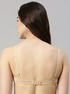 Enamor A039 Perfect Coverage Stretch Cotton T-Shirt Bra- Padded, Wirefree & Medium Coverage Skin