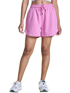 Nykd (Nyle503 Relaxed Fit Knitted Terry Cotton Shorts For Women | Soft & Comfortable Shorts With Drawcord Waistband & 2 Side Poc