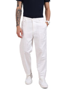 The Indian Garage Co Mens Mid-Rise Relaxed Fit Trousers Pants