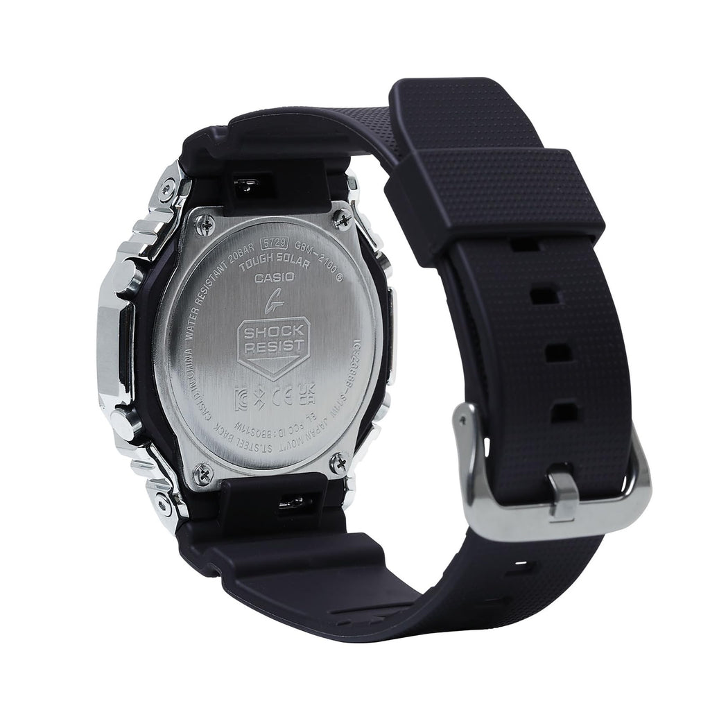 G-Shock Casio G-Steel Solar Connected Black Dial Black Resin Strap Watch - GBM2100-1A