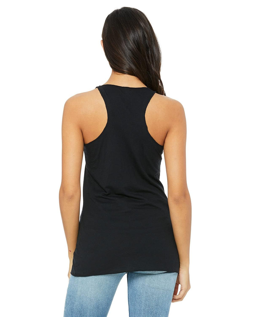 Ladies Triblend Racerback Tank - cHAR BLK TRIBLND - S(D0102H7WNR6)