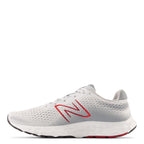 New Balance Men's 520 V8 Running Shoe, Grey/Red, 11 X-Wide