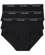 Calvin Klein Men's Cotton Classics 3-Pack Brief, 3 Black, X-Large