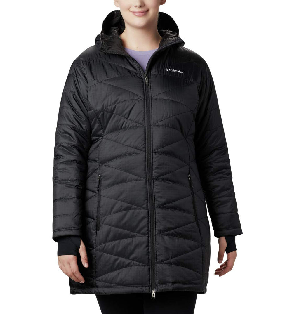 Columbia Women's Mighty Lite Hooded Jacket, Black, Small