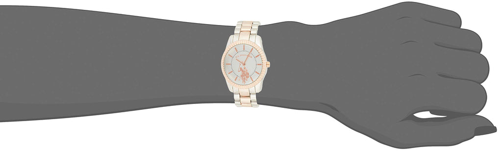 U.S. Polo Assn. Women's USC40263 Analog Display Analog Quartz Two Tone Watch