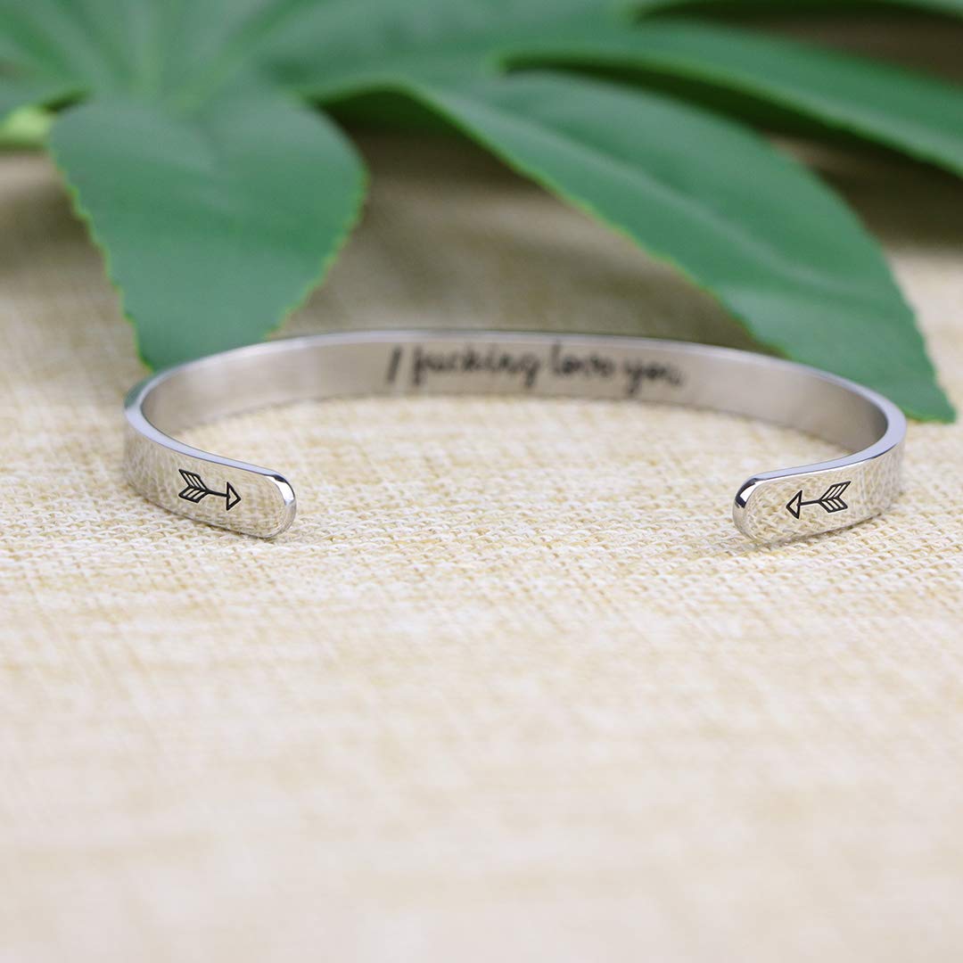 JoycuFF Bracelet Christmas Birthday Gifts for Wife Cute Unique Jewelry for Women Personalized Jewelry for Wife Lovers Girlfriend
