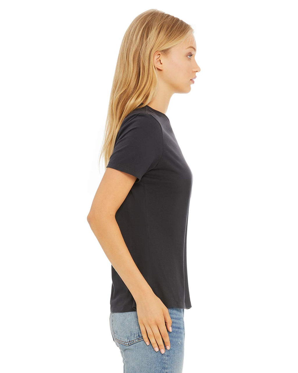 Ladies Relaxed Jersey Short-Sleeve T-Shirt - TEAM PURPLE - S(D0102H7WZD8)