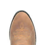 Smoky Mountain Boots Kids' Roper Western Boot, Big Kid, Brown Oil Distress, Medium, Size 7 US