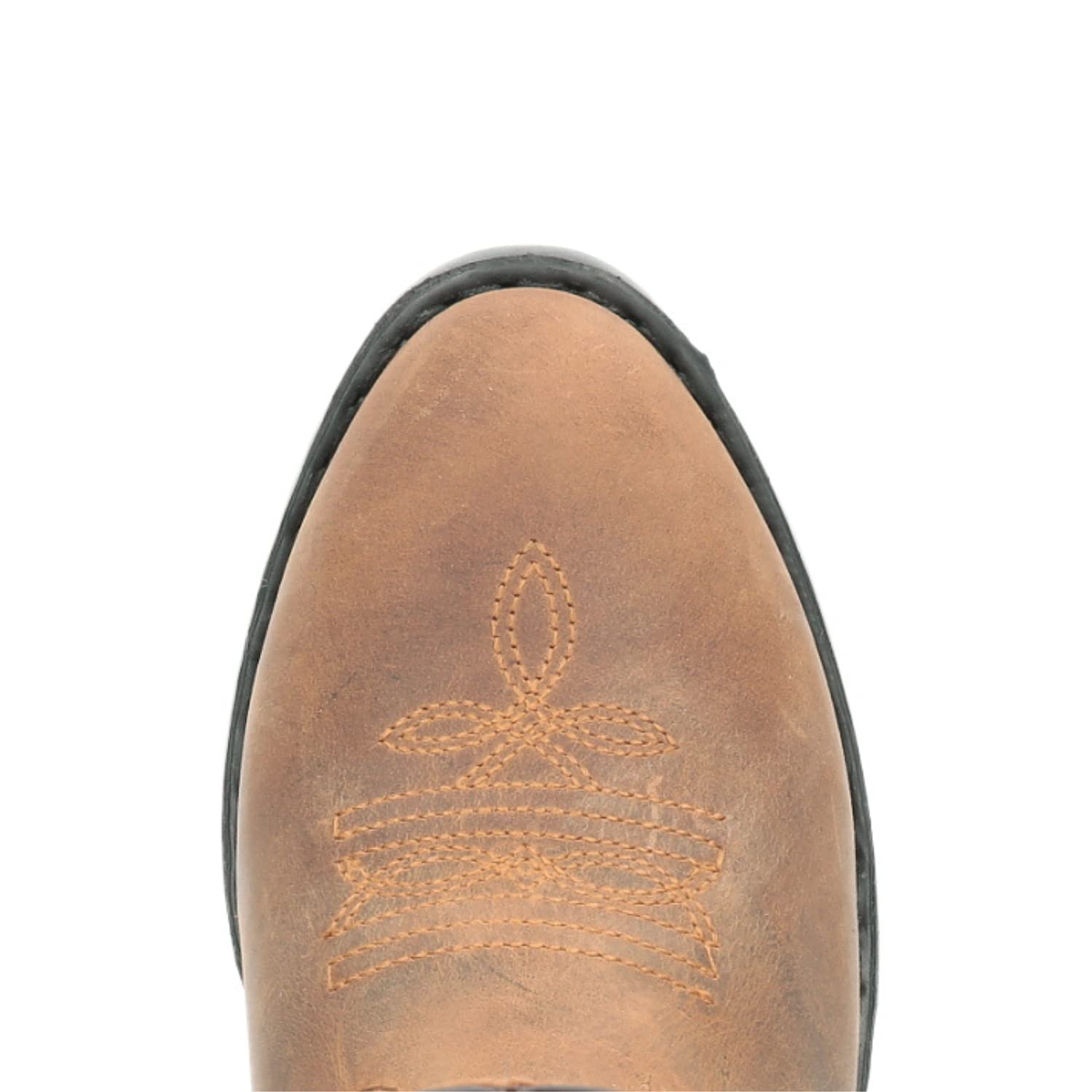 Smoky Mountain Boots Kids' Roper Western Boot, Big Kid, Brown Oil Distress, Medium, Size 7 US