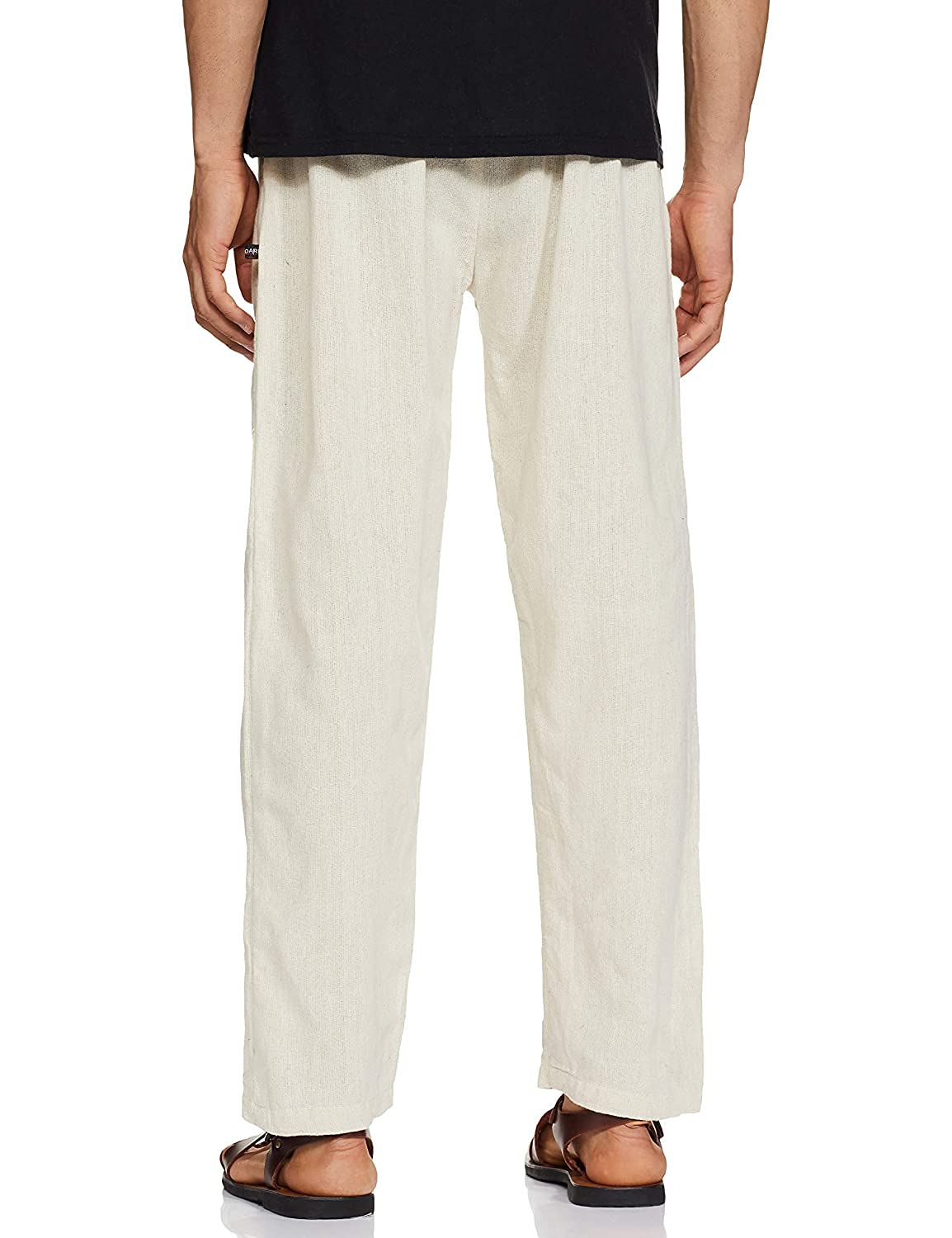 Digital Shopee Men'S Eco-Friendly Cotton Pyjama Pack Of 6Cream | 32-40Inches