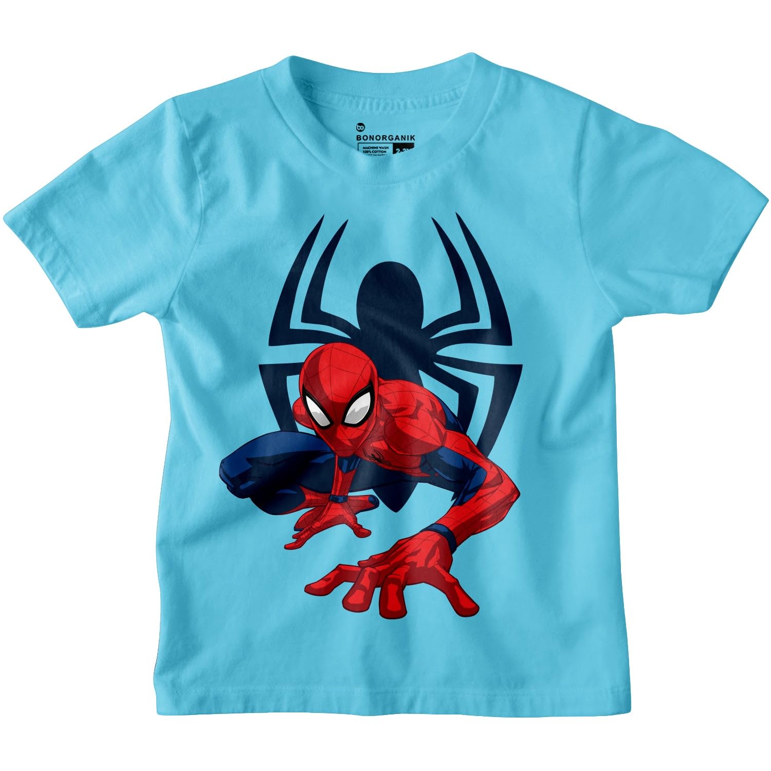Bon Organik BoyS Cotton Regular Fit T-Shirt (Bon11237_Multi, 8-9 Years