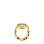 Fossil Women's Watch Ring Quartz Stainless Steel Watch, Color: Gold Glitz (Model: ES5319)