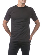 Pro Club Men's Comfort Cotton Short Sleeve T-Shirt, Black, Large