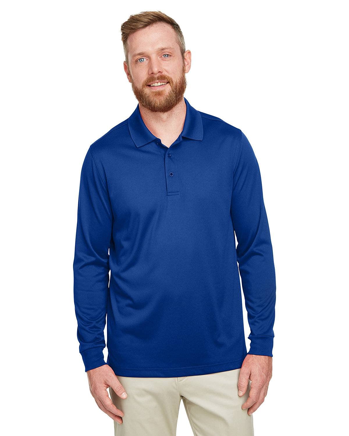 Mens Advantage Snag Protection Plus IL Long Sleeve Polo - BLAcK - S(D0102H7ZFBJ)