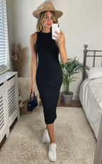 Toochki Dress For Women | Dresses For Women Dress | Black Bodycon Dress | Black Bodycon Dress | Midi Length Dresses | Lycra Body