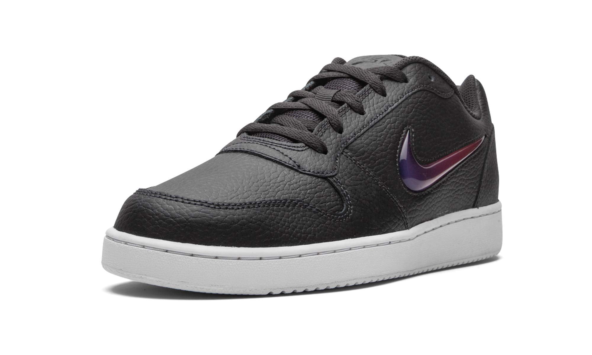 Nike Mens Ebernon Low Prem Oil Grey/Regency Purple Aq1774 003 - Size 12