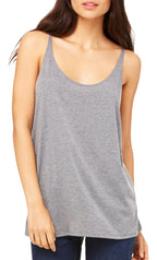 Ladies Slouchy Tank - WHITE - M(D0102H7WE98)
