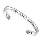 Btysun Bracelets for Women Birthday Gifts for Girlfriend I Love You Gifts for Her Friend Bracelet Mom Wife Coworker Aunt Promise