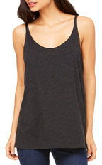 Ladies Slouchy Tank - WHITE - M(D0102H7WEV8)