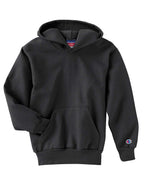 Youth Powerblend Pullover Hooded Sweatshirt - BLAcK - S(D0102HI3FA7)