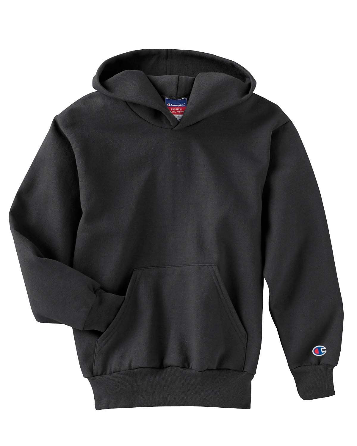 Youth Powerblend Pullover Hooded Sweatshirt - BLAcK - S(D0102HI3FA7)
