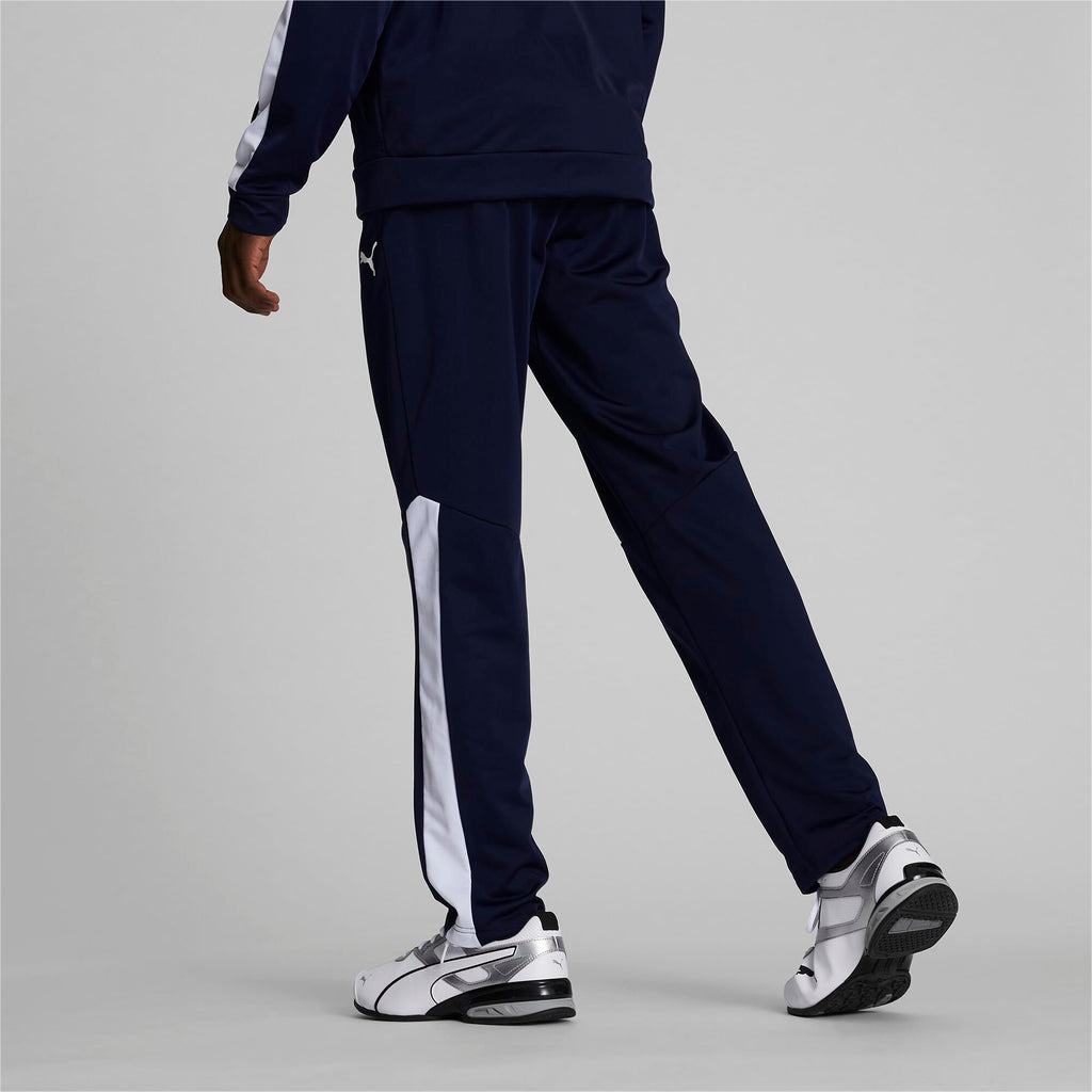 PUMA Men's Contrast Pants (Available in Big & Tall), Peacoat/White, 4XLT