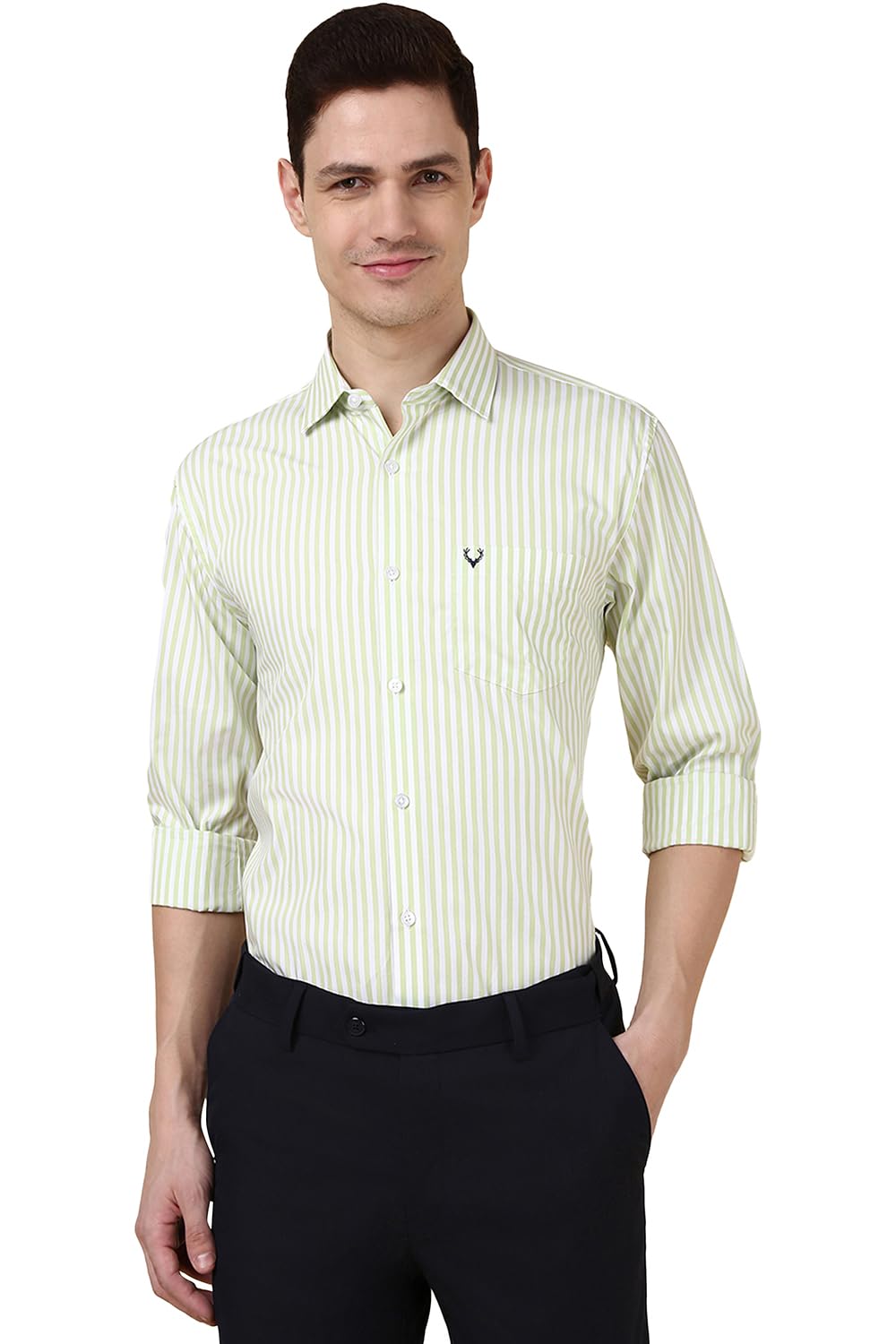 Allen Solly Men Slim Fit Striped Shirt