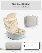 Vlando Set Makeup Bag and Jewelry Bag Grey