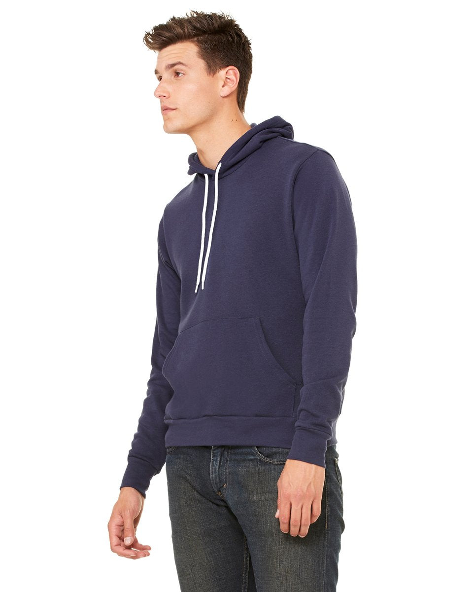 Unisex Sponge Fleece Pullover Hoodie - NAVY - S(D0102H7W2S6)