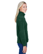 Ladies 8 oz Full-Zip Fleece - BLAcK - XS(D0102H7NJ96)