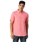 Pepe Jeans Kingsman Ss Pure Linen Shirt, Fuchsia, 3Xl