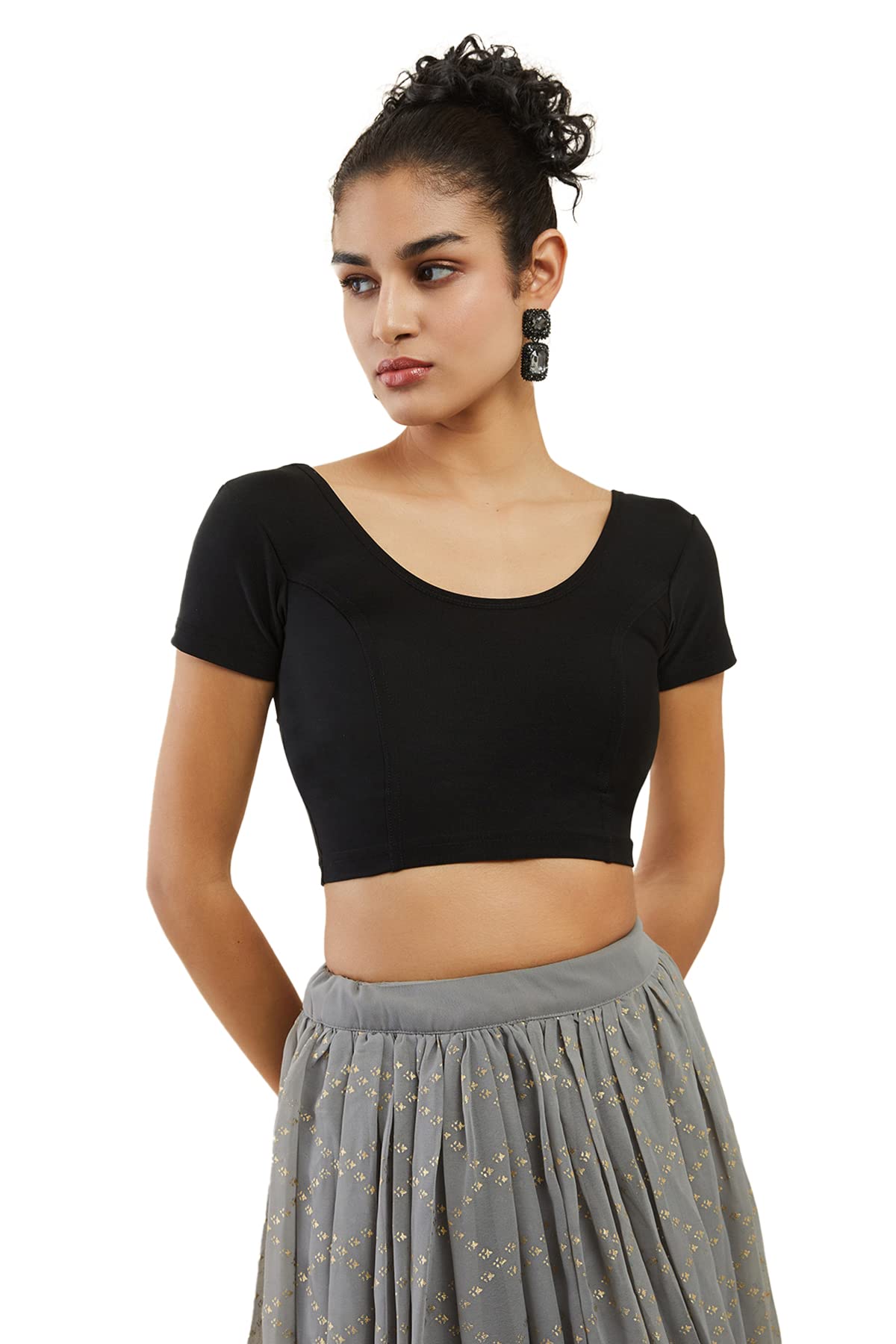 Soch Women Spandex Prince Cut Blouse