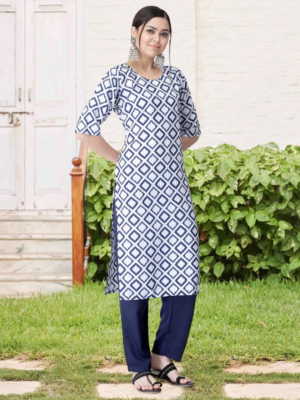 Pinkmint WomenS Crepe Printed Kurta Set Ethnic Wear Women Kurta Set Comfortable Kurta Set For WomenS(Pack Of 3)