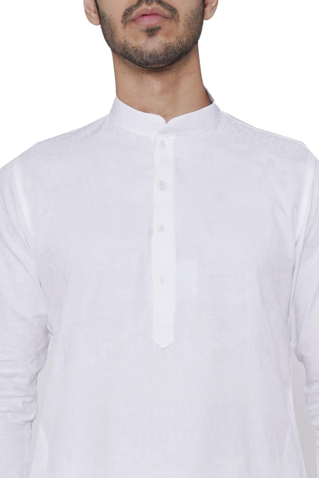 Manyavar Mens Cotton Blend Regular Fit Kurta