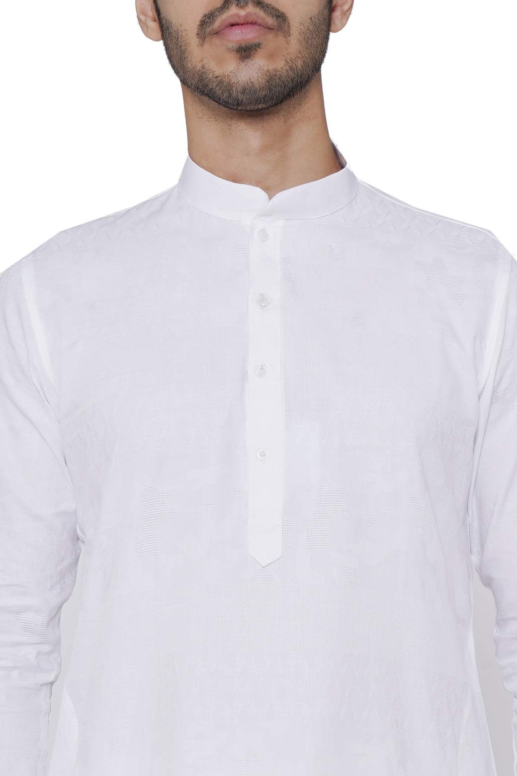 Manyavar Mens Cotton Blend Regular Fit Kurta