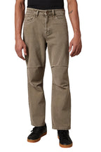 Hubberholme Men Washed Cotton Loose Fit Mid-Rise Jeans 78 Beige