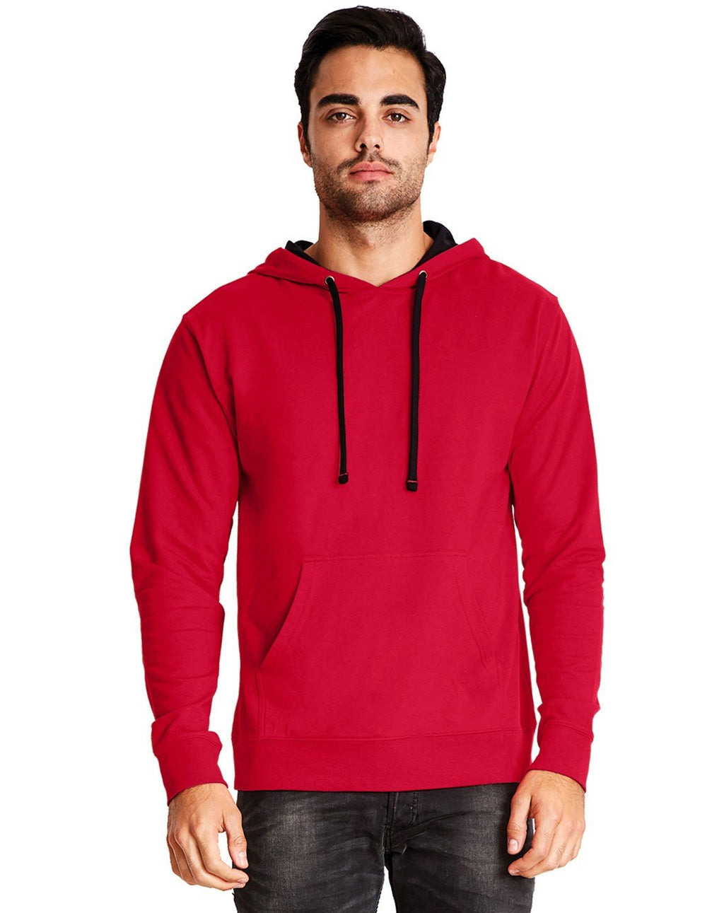 Unisex Laguna French Terry Pullover Hooded Sweatshirt - HTHR gREY BLAcK - XS(D0102H7NRP8)