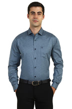 Allen Solly Men Slim Fit Printed Formal Full Sleeve Shirt