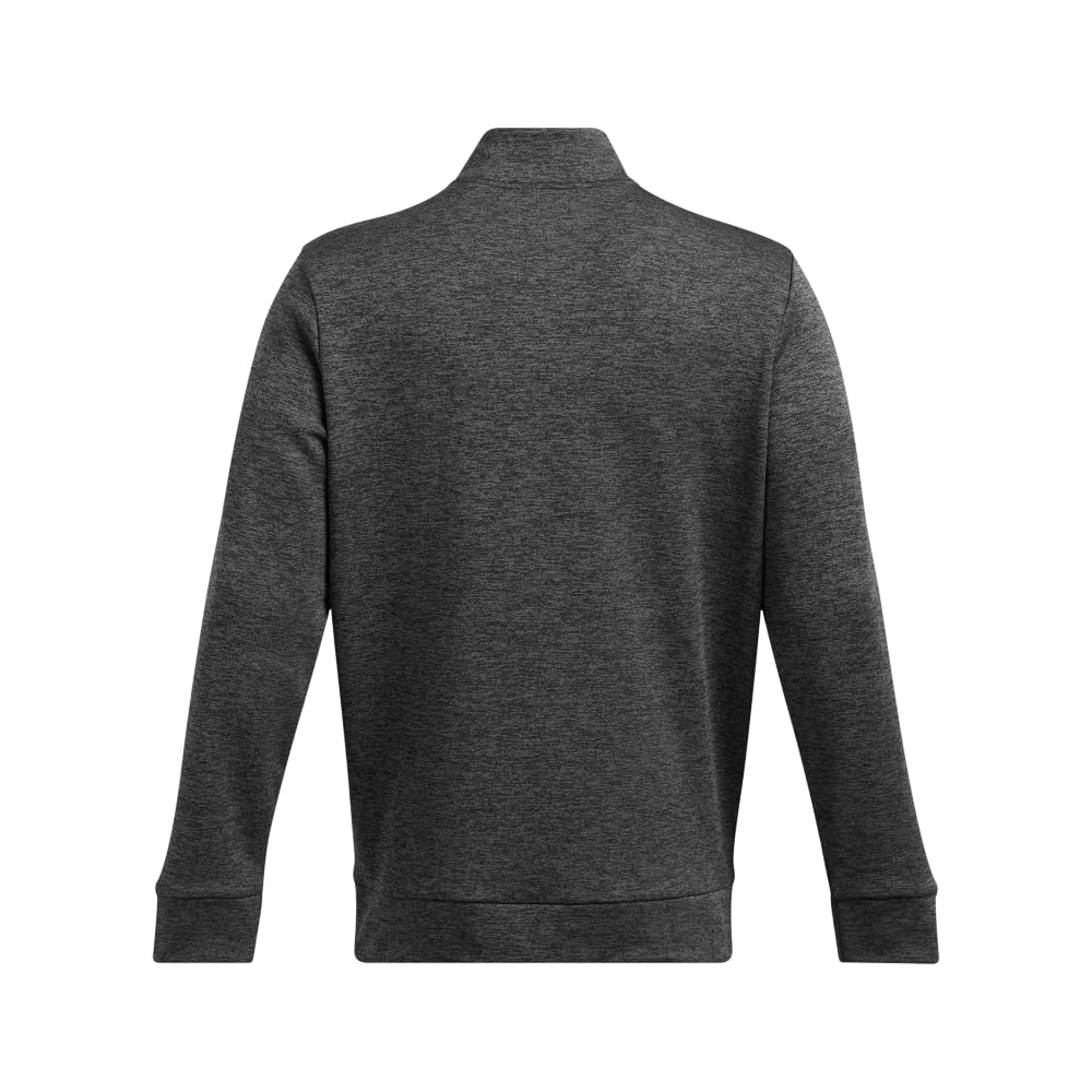 Under Armour Men's Armour Fleece Twist Quarter Zip, (026) Castlerock / / Black, X-Large