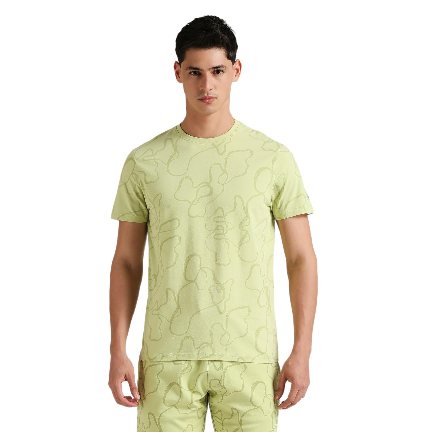 Pepe Jeans Packford All Over Printed T-Shirt Pistachio Green